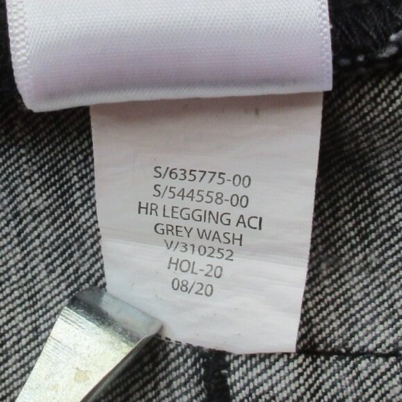 GAP Jeans Size 6/28 High Rise Universal Legging Gray Denim - Picture 12 of 13